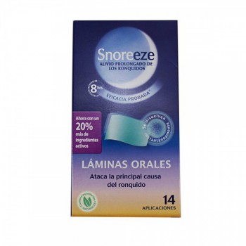 SNOREEZE LAMINAS ORALES  14 U